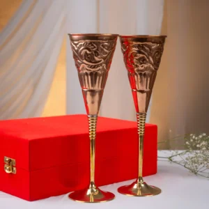 Brass Toast Goblet